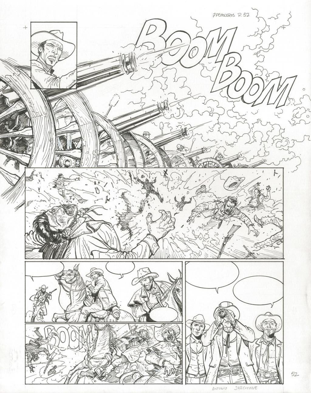 Planche originale - Antonio Sarchione - Encre de Chine - 2639