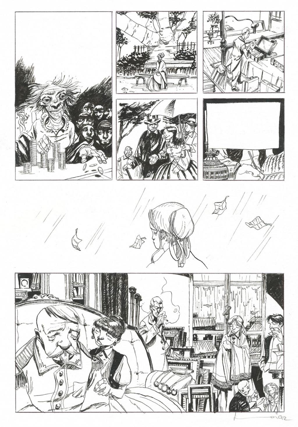 Planche originale - Loïc Godart - Encre de Chine - 2706