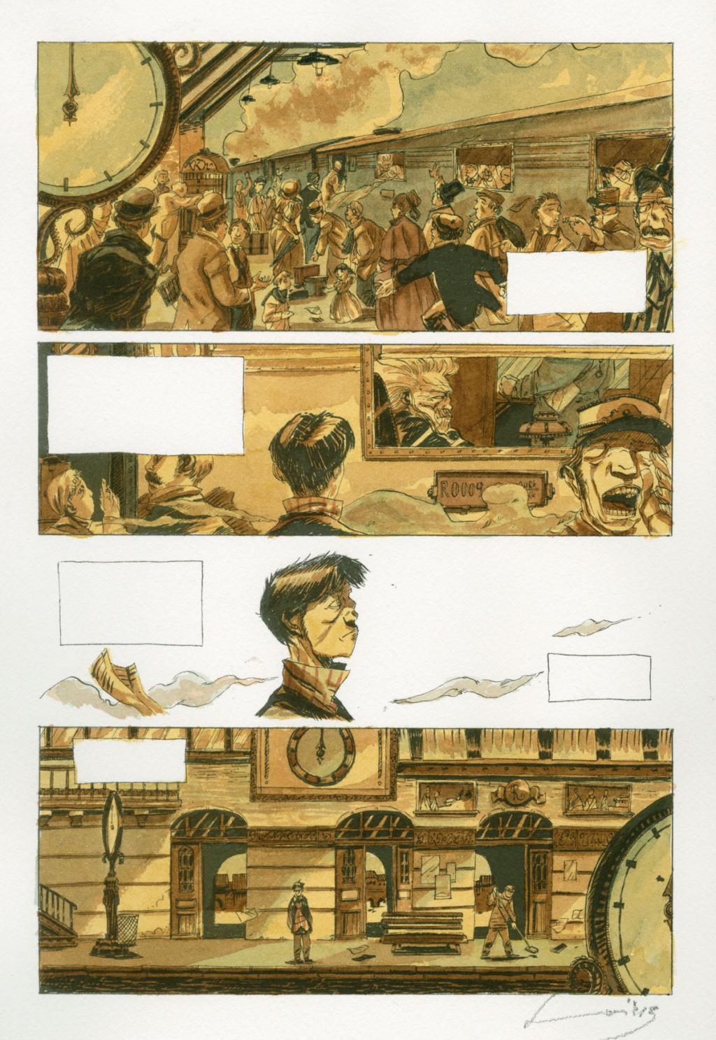 Planche originale - Loïc Godart - Encre de Chine - 2705