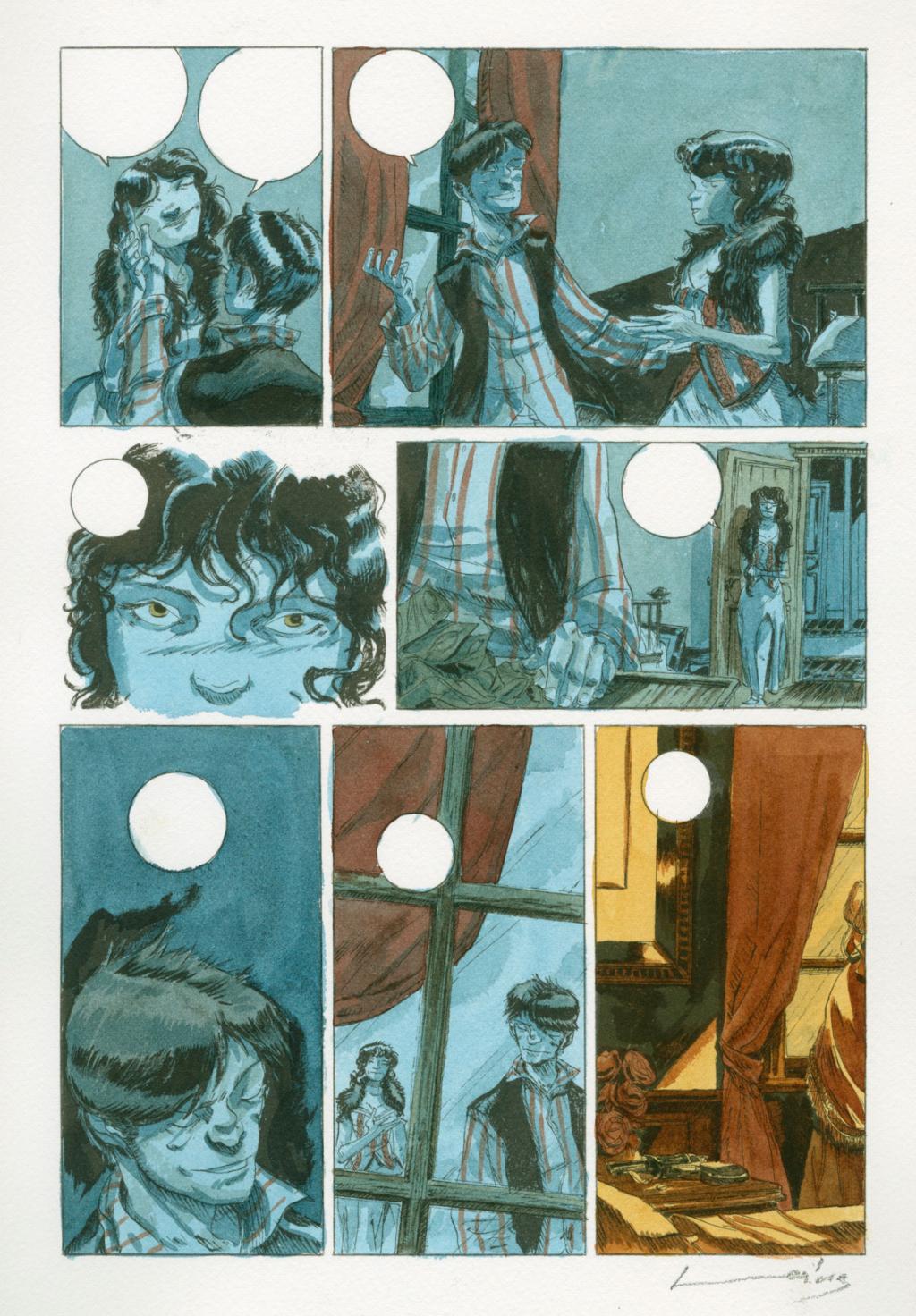 Planche originale - Loïc Godart - Encre de Chine - 2704