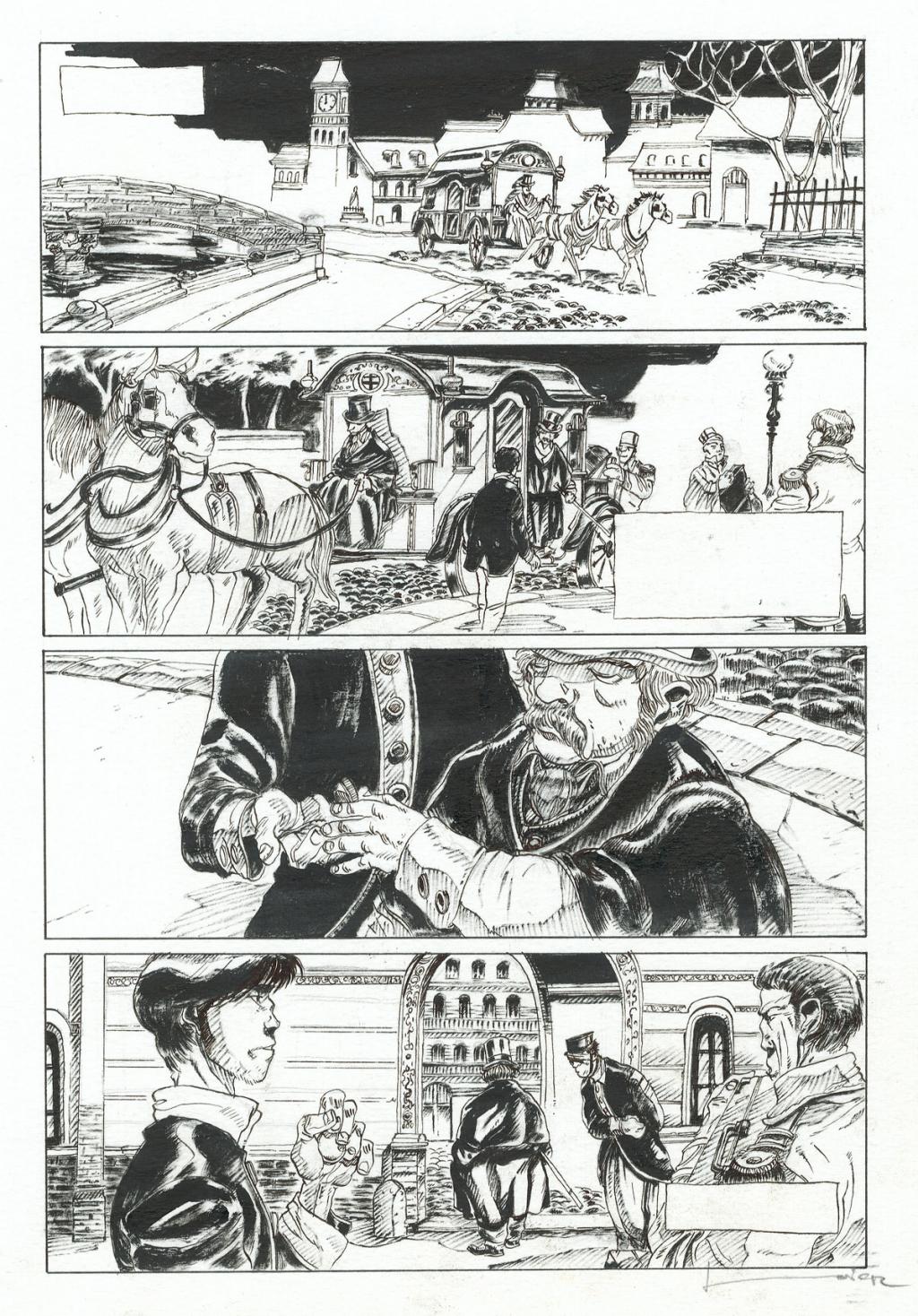 Planche originale - Loïc Godart - Encre de Chine - 2703