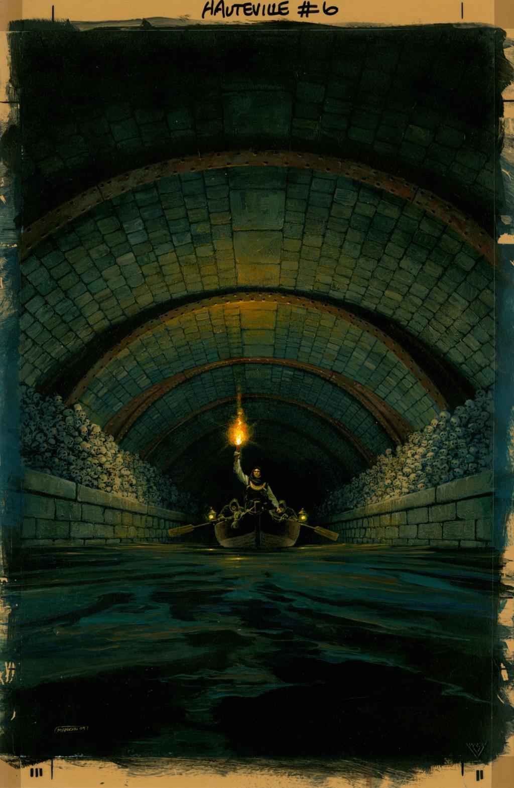 Couverture de "Hauteville House" T.6 - Manchu - Acrylique sur papier - 6108