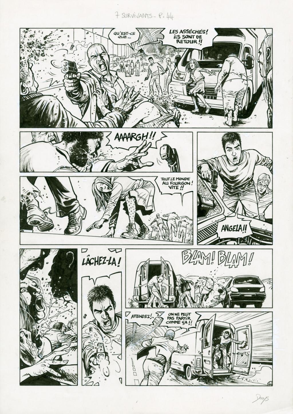 Planche originale (correcteur blanc) - Denys - Encre de Chine sur papier - 2920