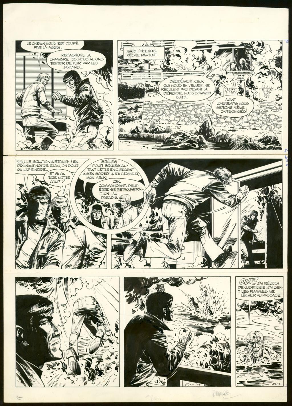 Planche originale n°15 - William Vance - Encre de Chine sur papier - 5749