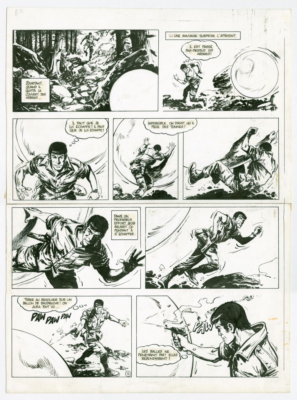 Planche originale n°13 - William Vance - Encre de Chine sur papier - 4444