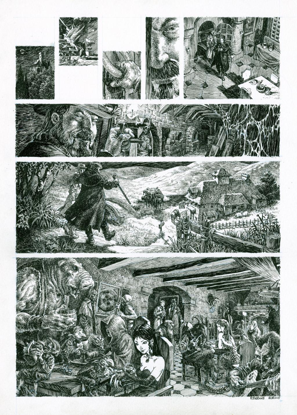 Planche originale - Etienne Leroux - Encre de Chine - 2715