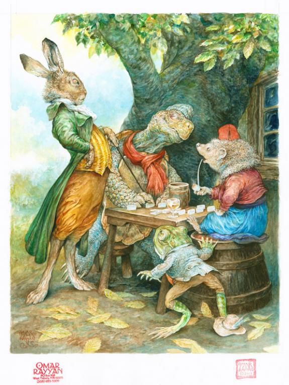 The challenge - Omar Rayyan - Aquarelle sur papier - 5774