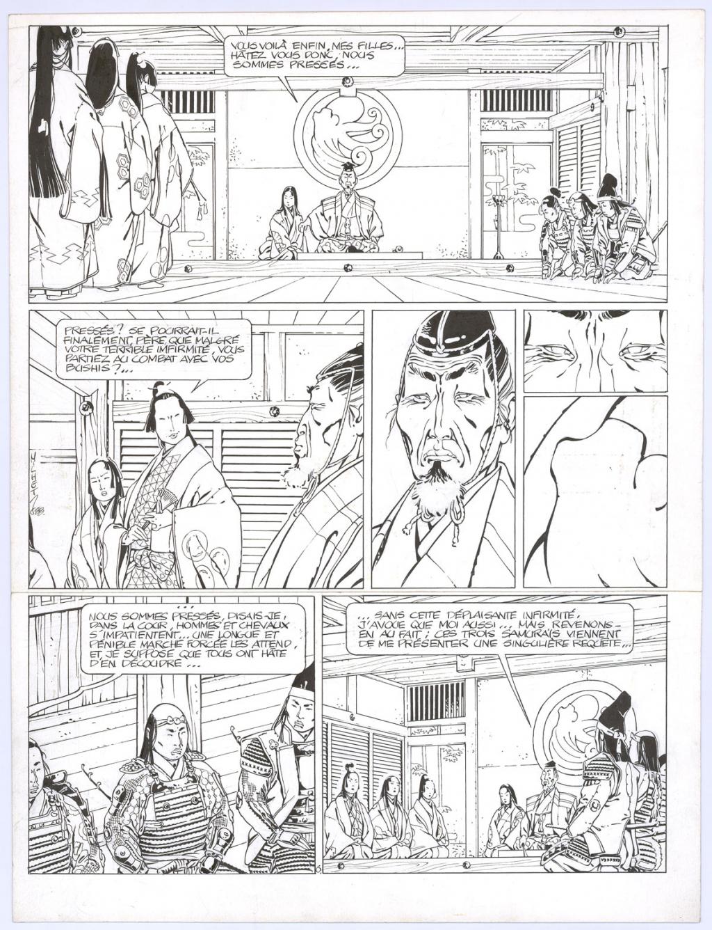 Planche originale - Marc Michetz - Encre de Chine sur papier - 5443