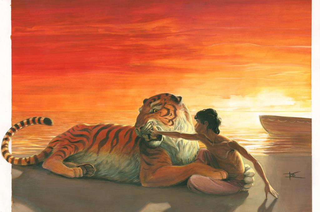 David Cochard : 
L'odyssée de Pi (noir et blanc), de Ang Lee (2012) - The Movie Show - Technique mixte - 2726