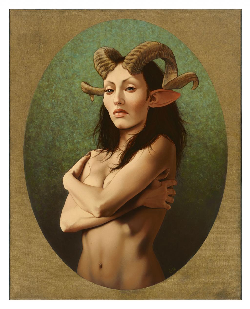 Illustration originale, hommage au film :
Le Labyrinthe de Pan, de Guillermo del Toro (2006) - Erlé Ferronnière - Acrylique - 2743