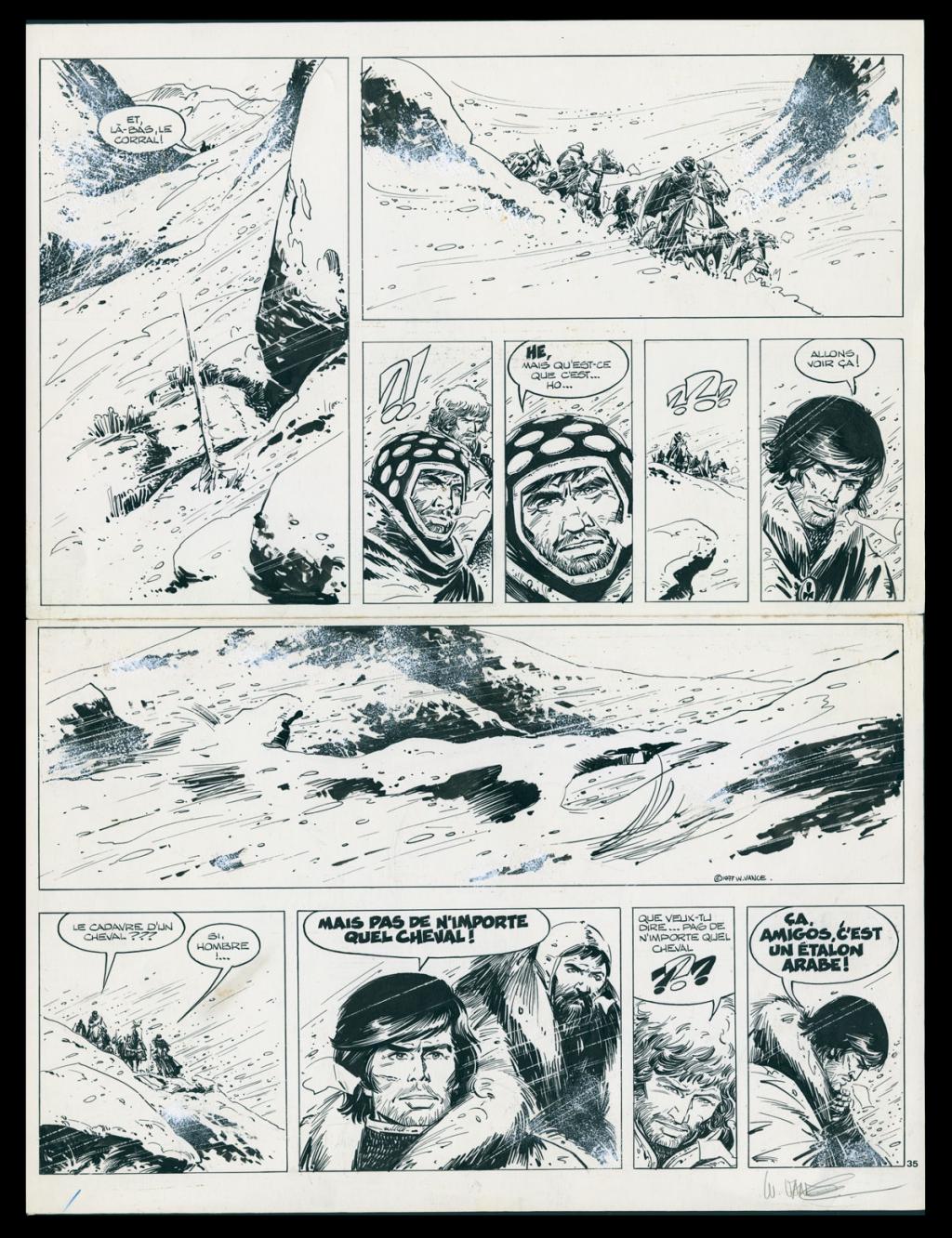 Planche originale - Version Femme d'Aujourd'hui - William Vance - Encre de Chine et gouache blanche - 5606