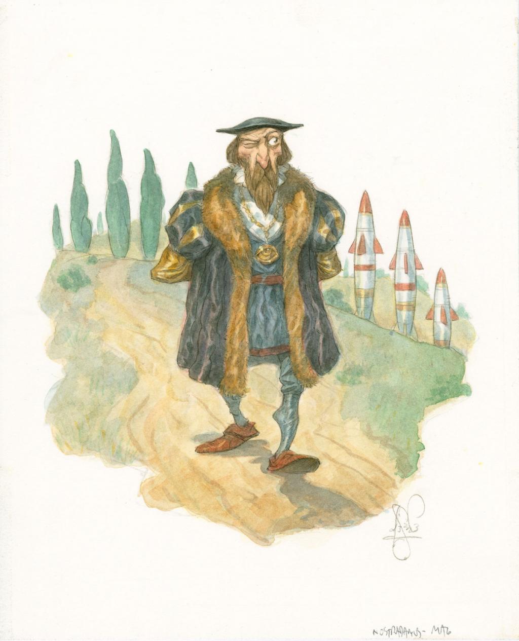 Illustration originale - Peter de Sève - Aquarelle et encre de Chine sur papier - 2756