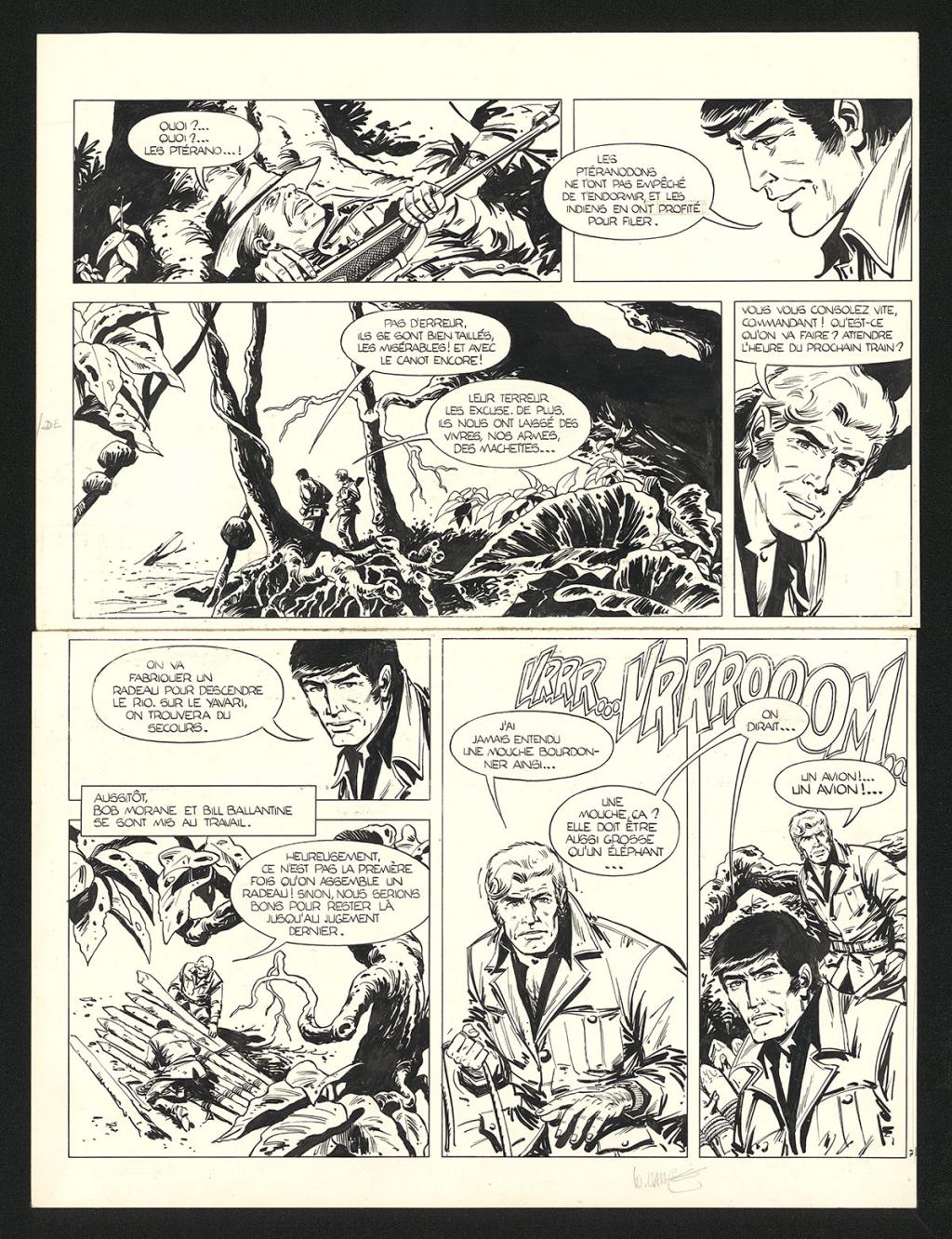 Planche originale n°7 - William Vance - Encre de Chine sur papier - 5607