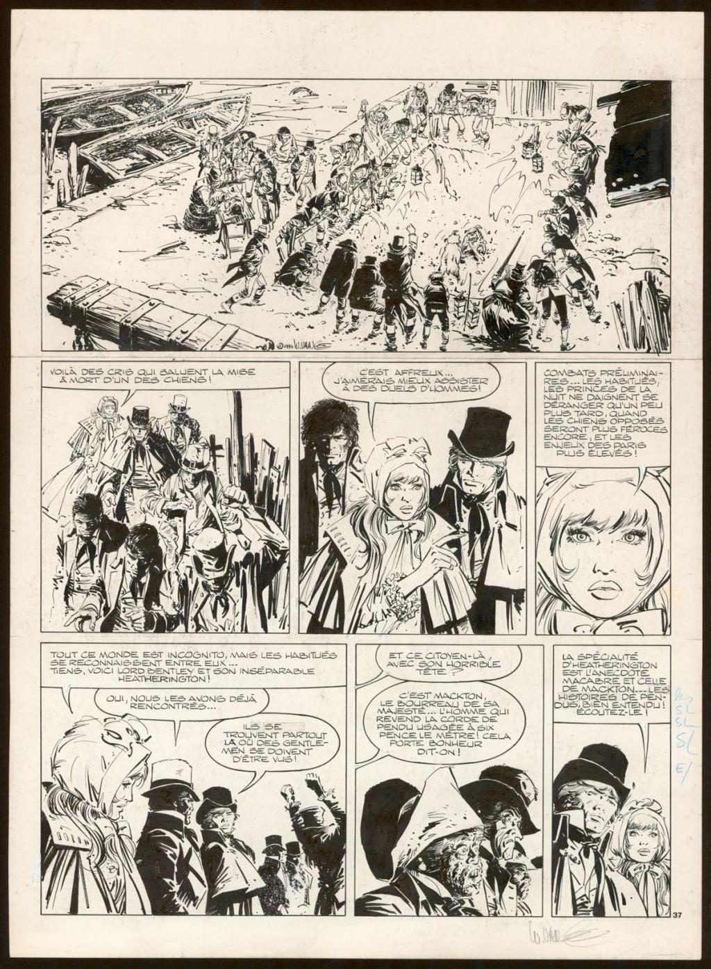 Planche originale n°37 - William Vance - Encre de Chine sur papier - 4455