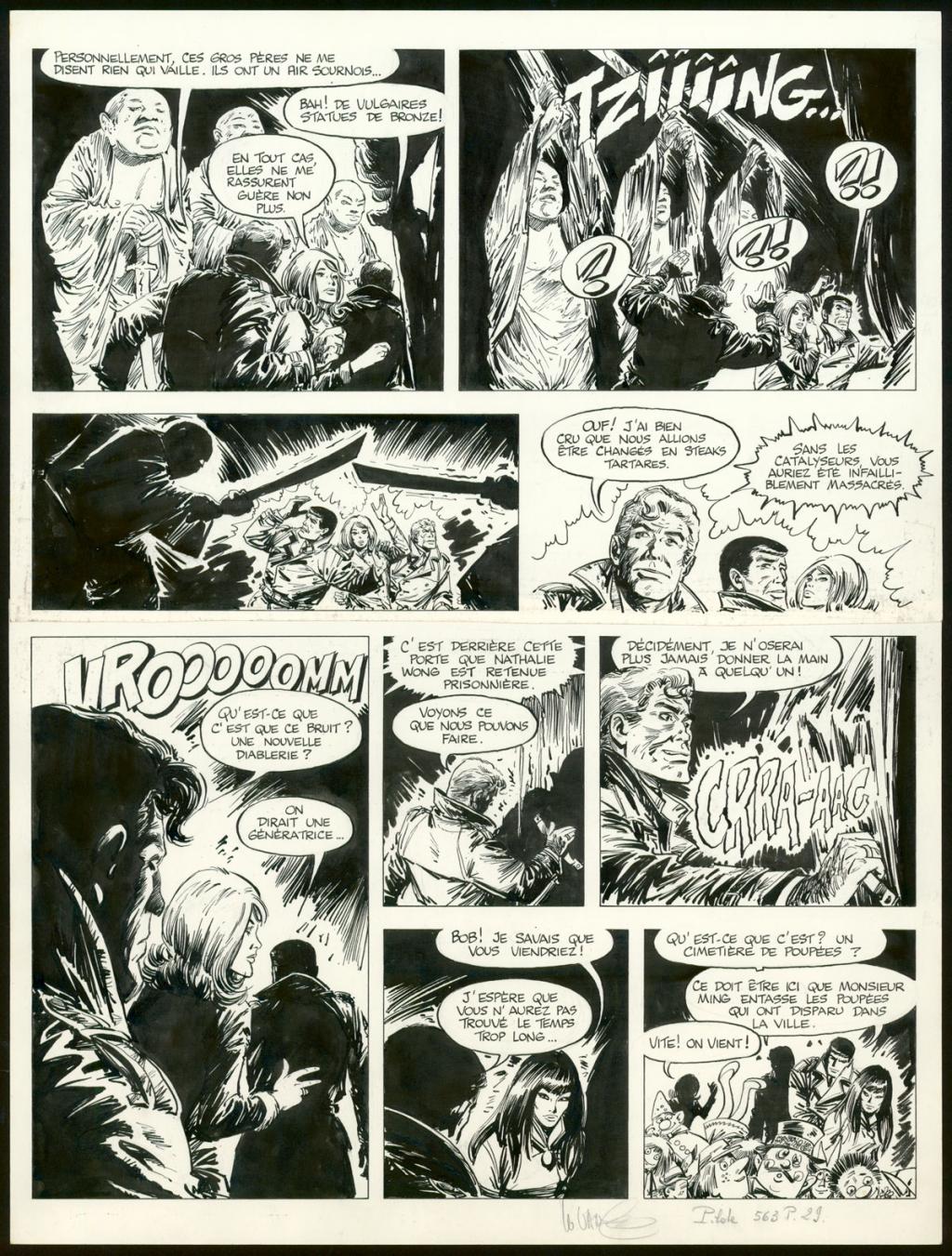 Planche originale n°40 - William Vance - Encre de Chine sur papier - 5752