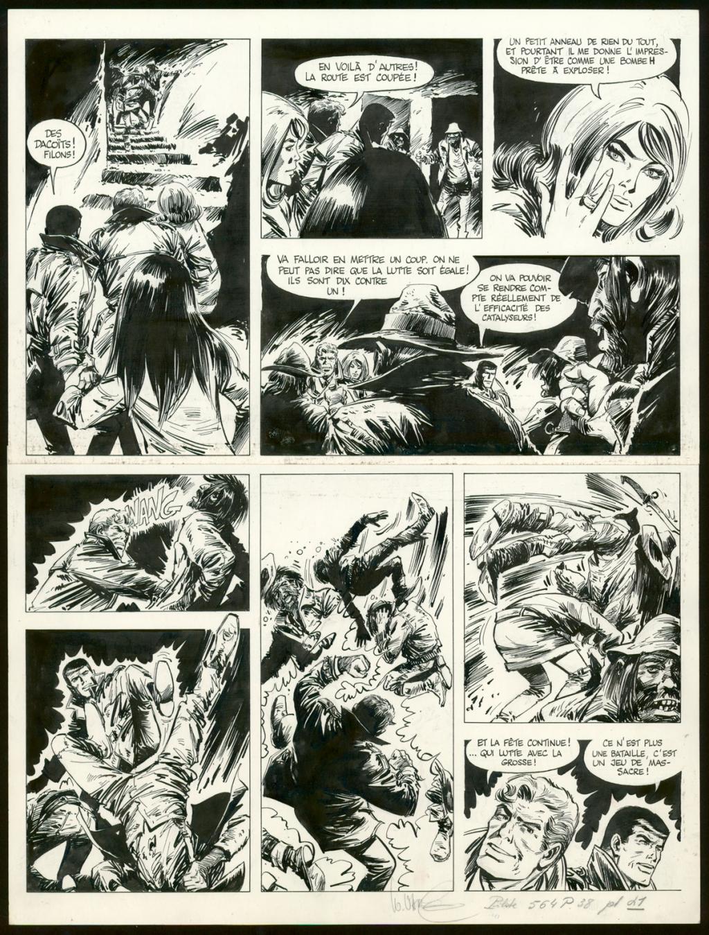 Planche originale n°41 - William Vance - Encre de Chine sur papier - 4460