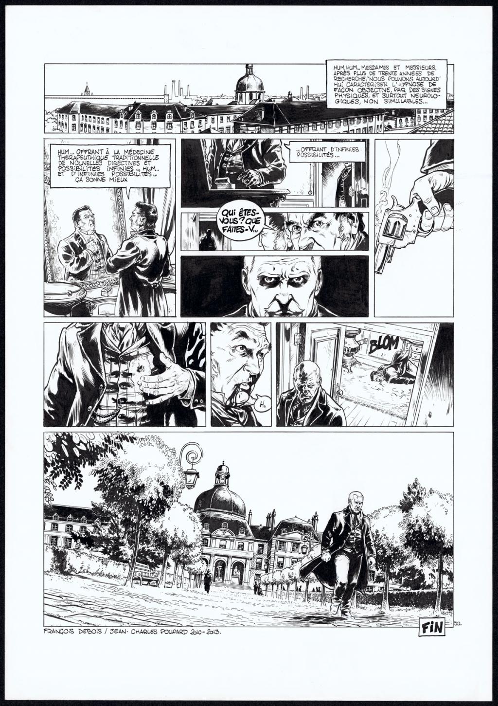 planche originale (corrections à l'encre blanche) - Jean Charles Poupard - Encre de Chine sur papier - 2807