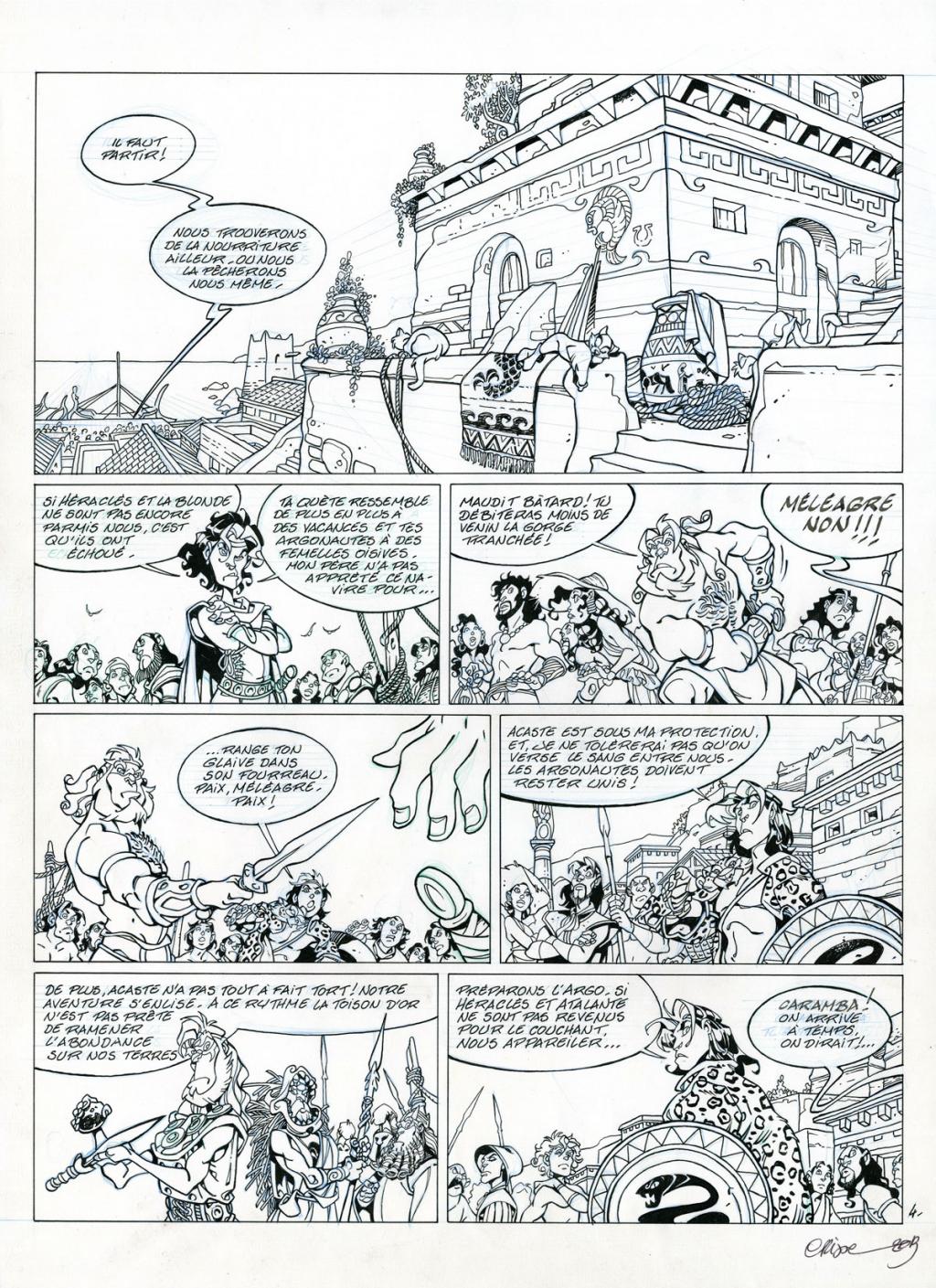 Planche originale - Crisse - Encre de Chine et crayon de couleur sur papier - 2843