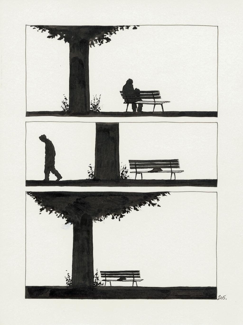 planche originale - Christophe Chabouté - Encre de Chine - 2783