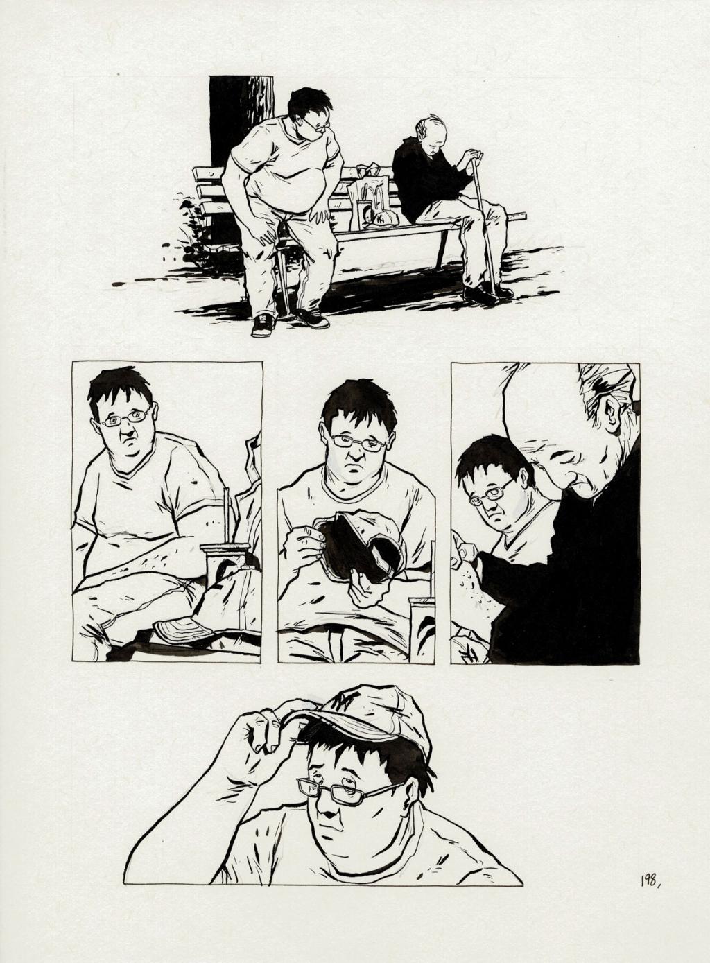 planche originale - Christophe Chabouté - Encre de Chine - 2781