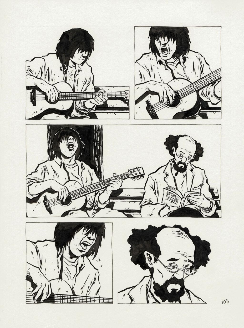 planche originale - Christophe Chabouté - Encre de Chine - 2763