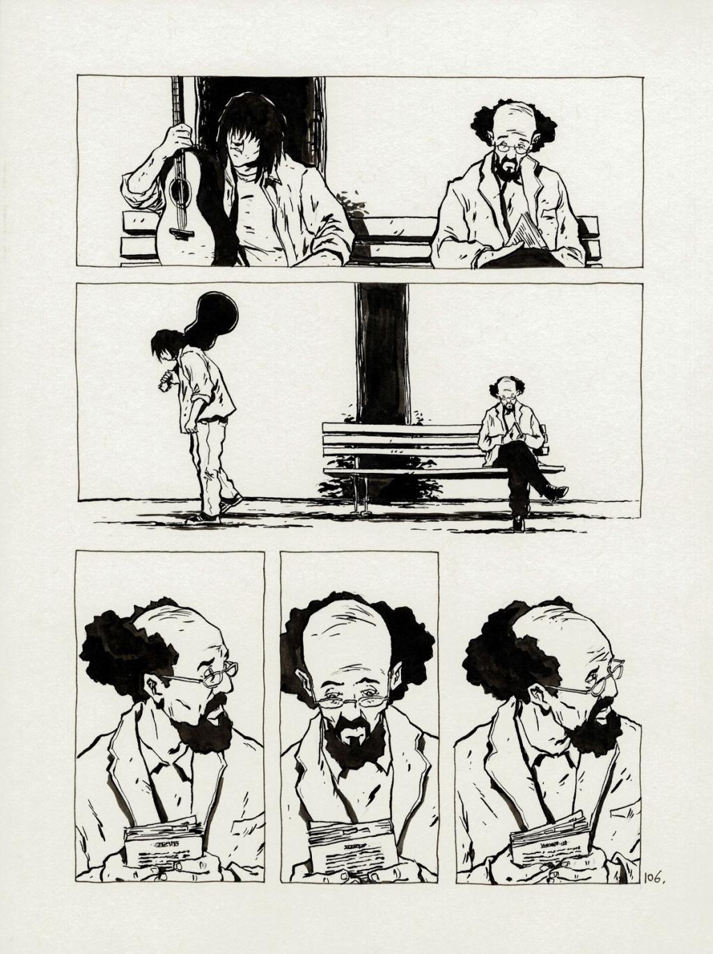 planche originale - Christophe Chabouté - Encre de Chine - 2764