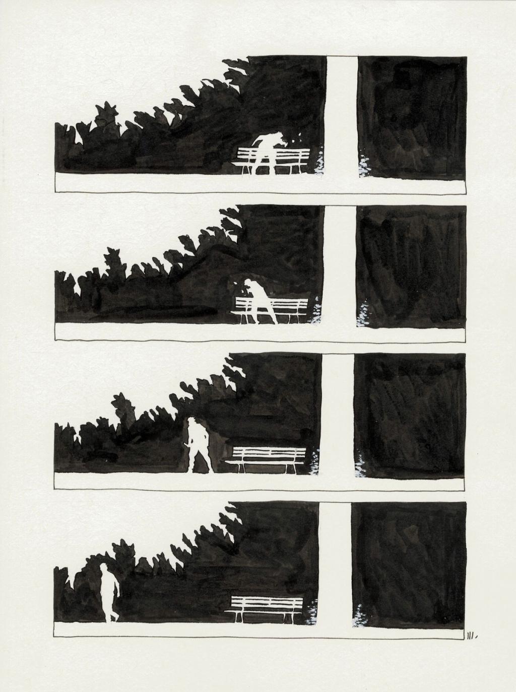 planche originale - Christophe Chabouté - Encre de Chine - 2767