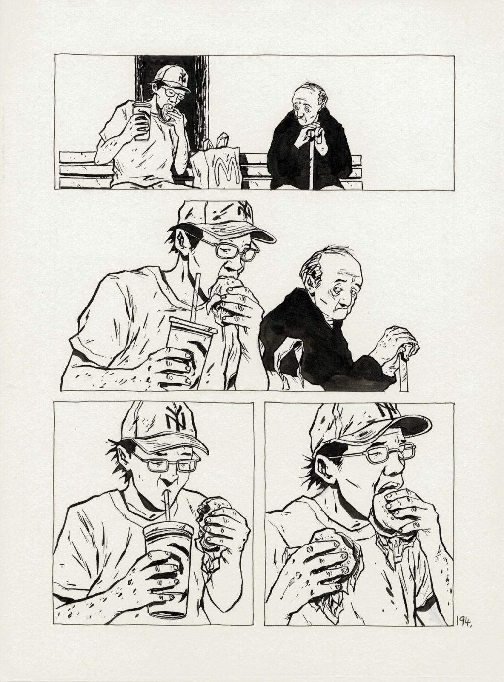 planche originale - Christophe Chabouté - Encre de Chine - 2776