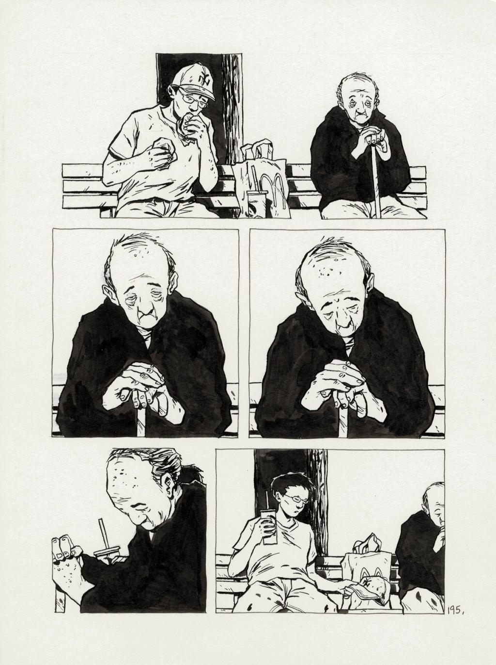 planche originale - Christophe Chabouté - Encre de Chine - 2775