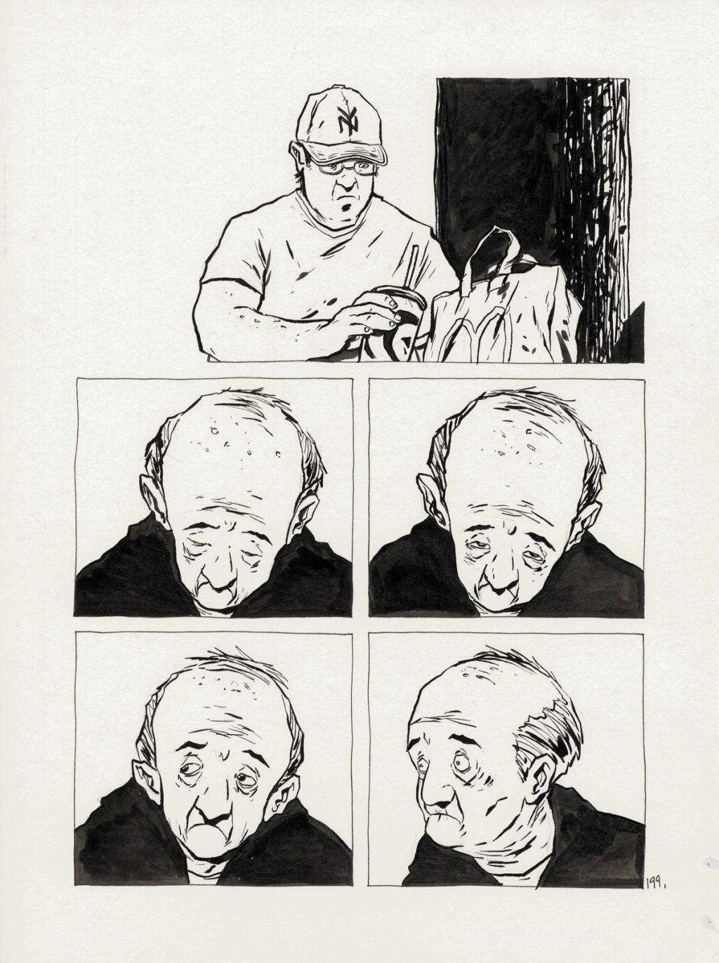 planche originale - Christophe Chabouté - Encre de Chine - 2774