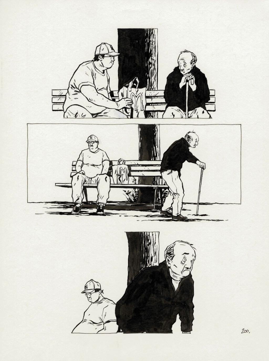 planche originale - Christophe Chabouté - Encre de Chine - 2773