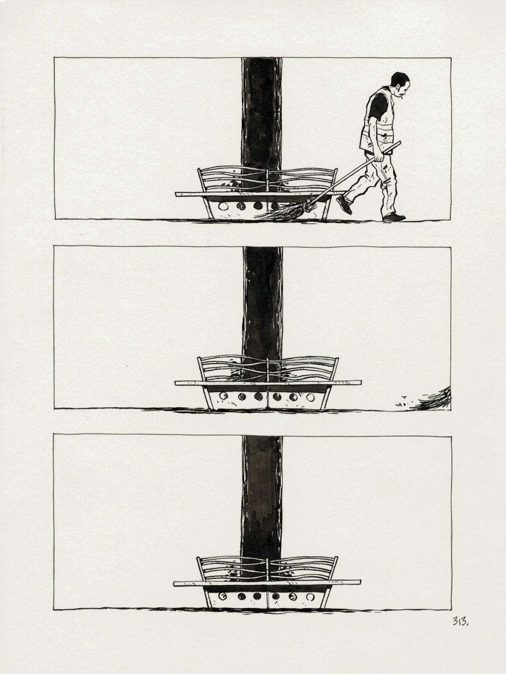 planche originale - Christophe Chabouté - Encre de Chine - 2798