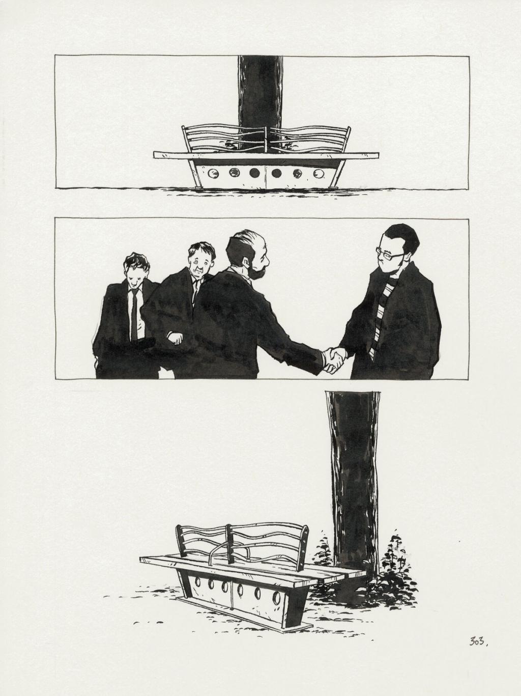 planche originale - Christophe Chabouté - Encre de Chine - 2799