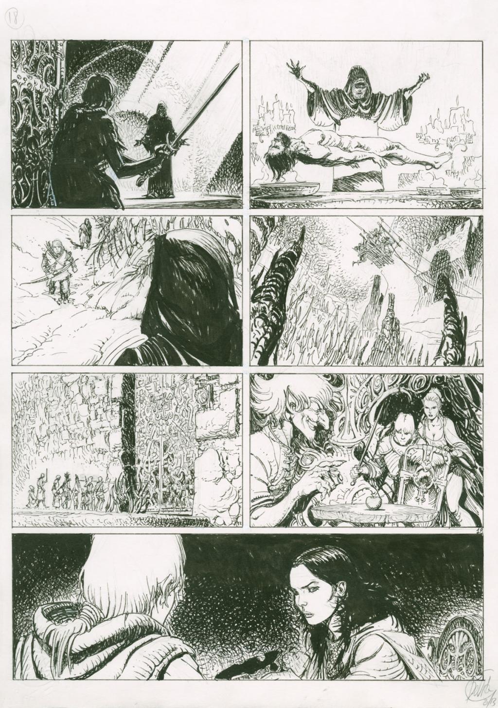 planche originale - Giulio De Vita - Encre de Chine sur papier - 2787