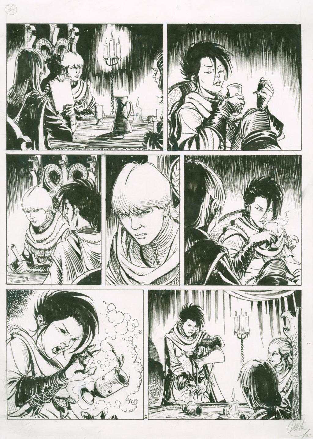 planche originale - Giulio De Vita - Encre de Chine sur papier - 2794