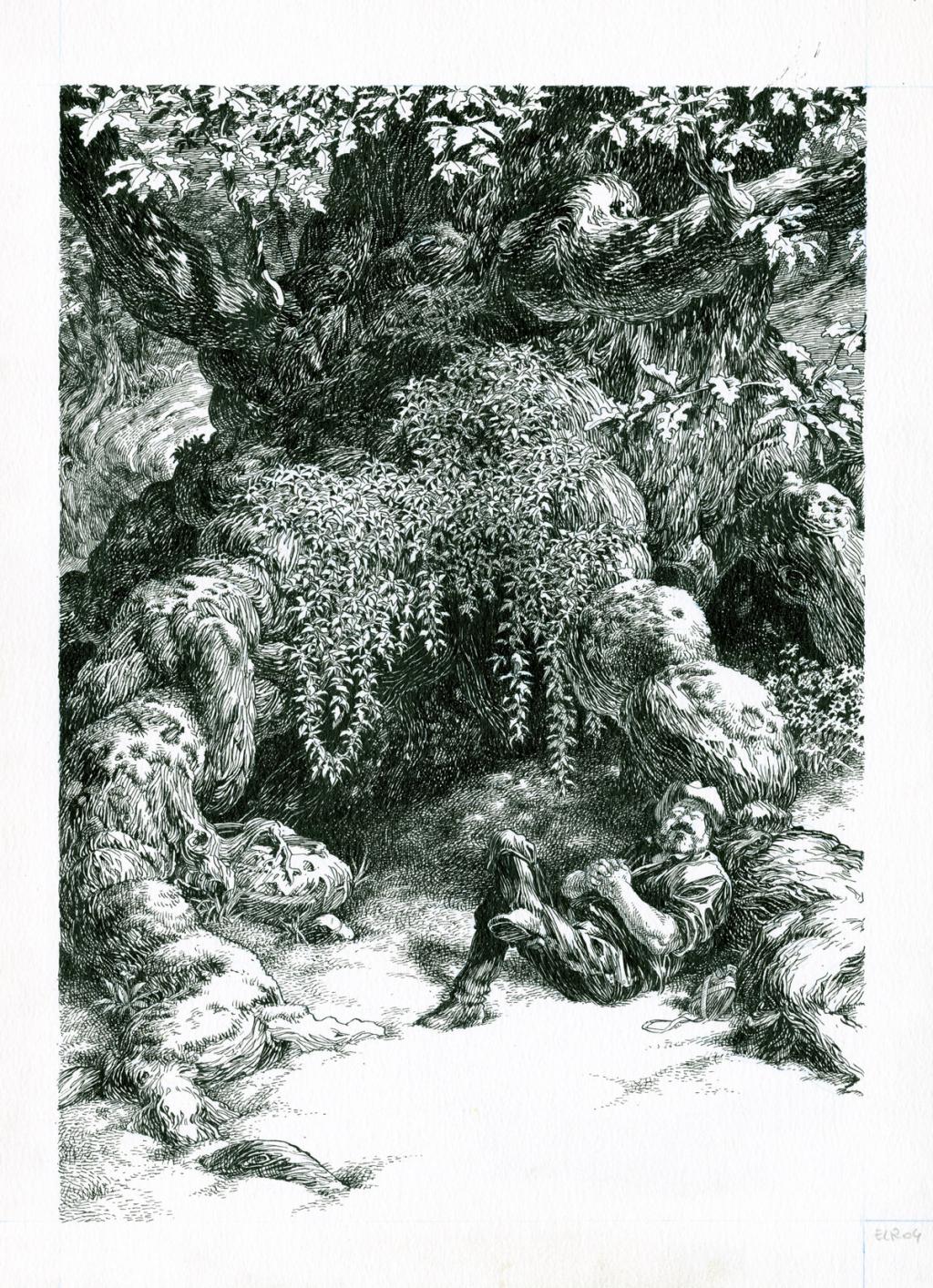 planche originale - Etienne Leroux - Encre de Chine sur papier - 2803