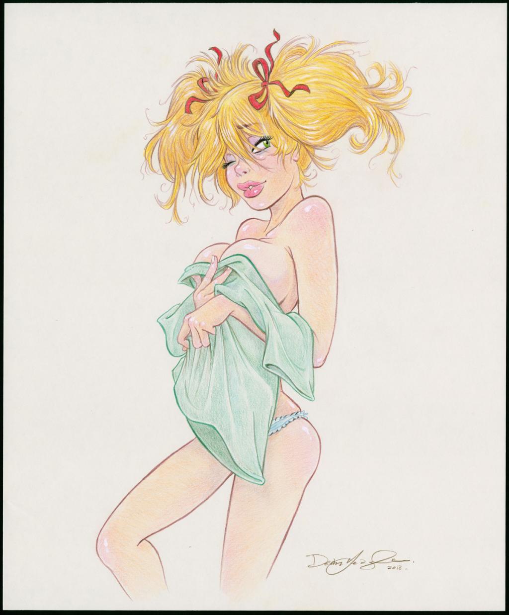 Mandy - Dean Yeagle - Crayon de couleur sur papier - 3540