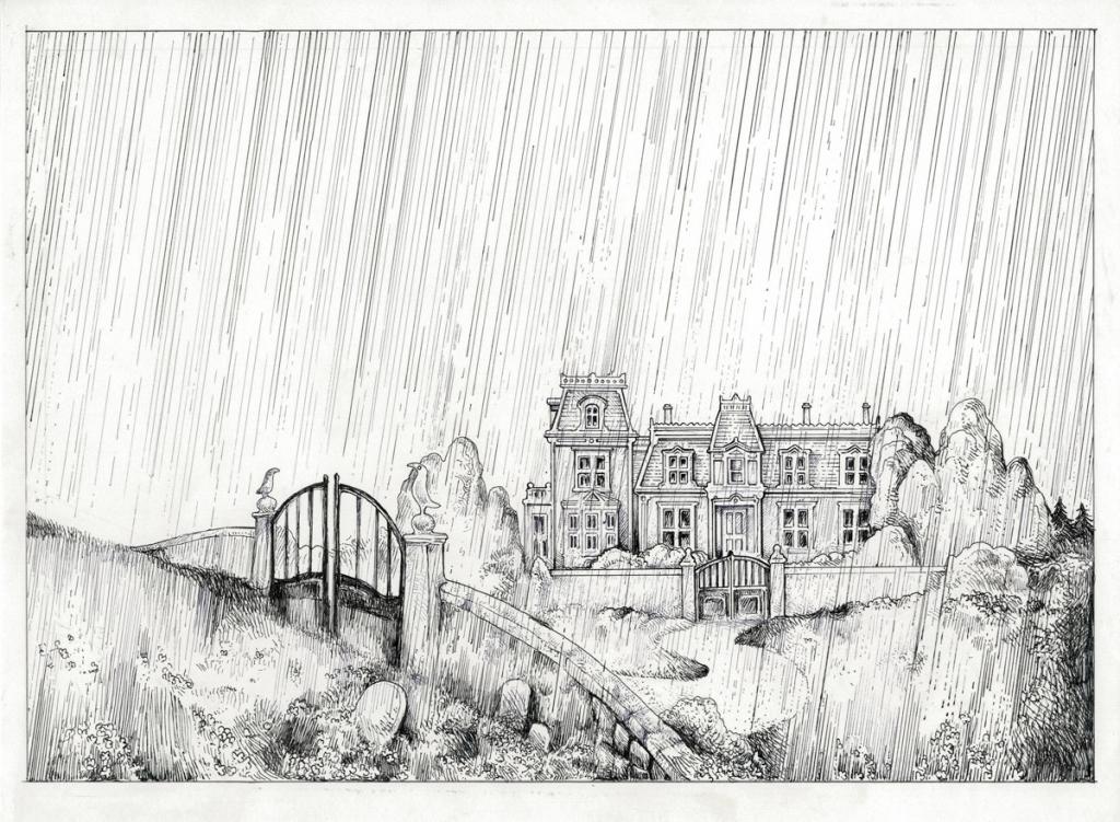 Illustration originale - Lionel Richerand - Encre de Chine - 2848