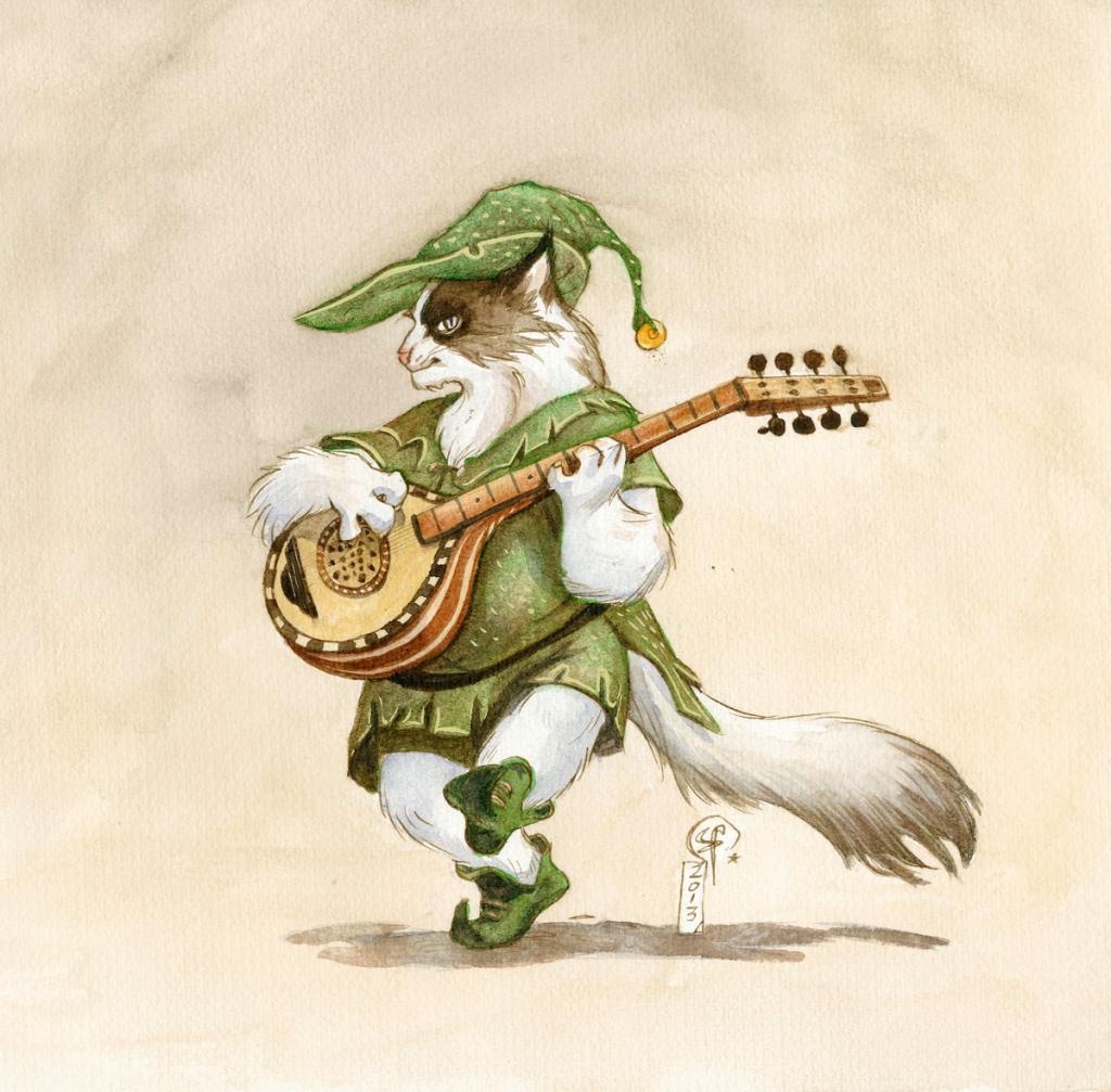 illustration originale - Le Monde selon Raoul - Frédéric Saurel - Aquarelle et encre de Chine sur papier - 2863