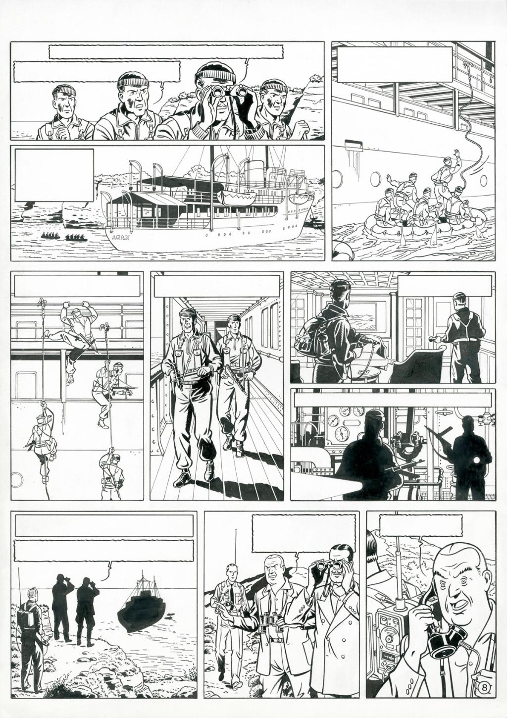 planche originale - Antoine Aubin - Encre de Chine - 4130