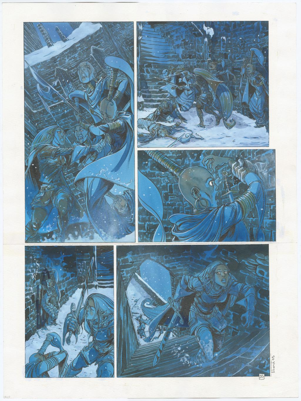 Planche originale n°35 - Tiburce Oger - Technique mixte - 4154