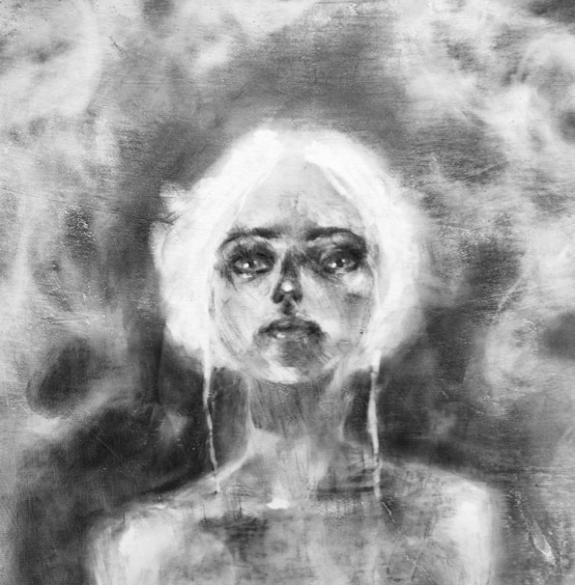 hommage à Daenerys Targarien - Alexandre Day - graphite sur médium - 2950