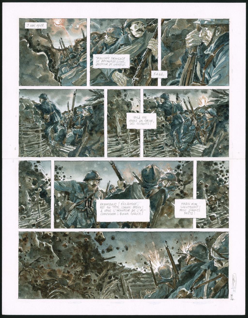 Planche originale - Maël - Encre de couleur et encre de Chine sur papier - 5418