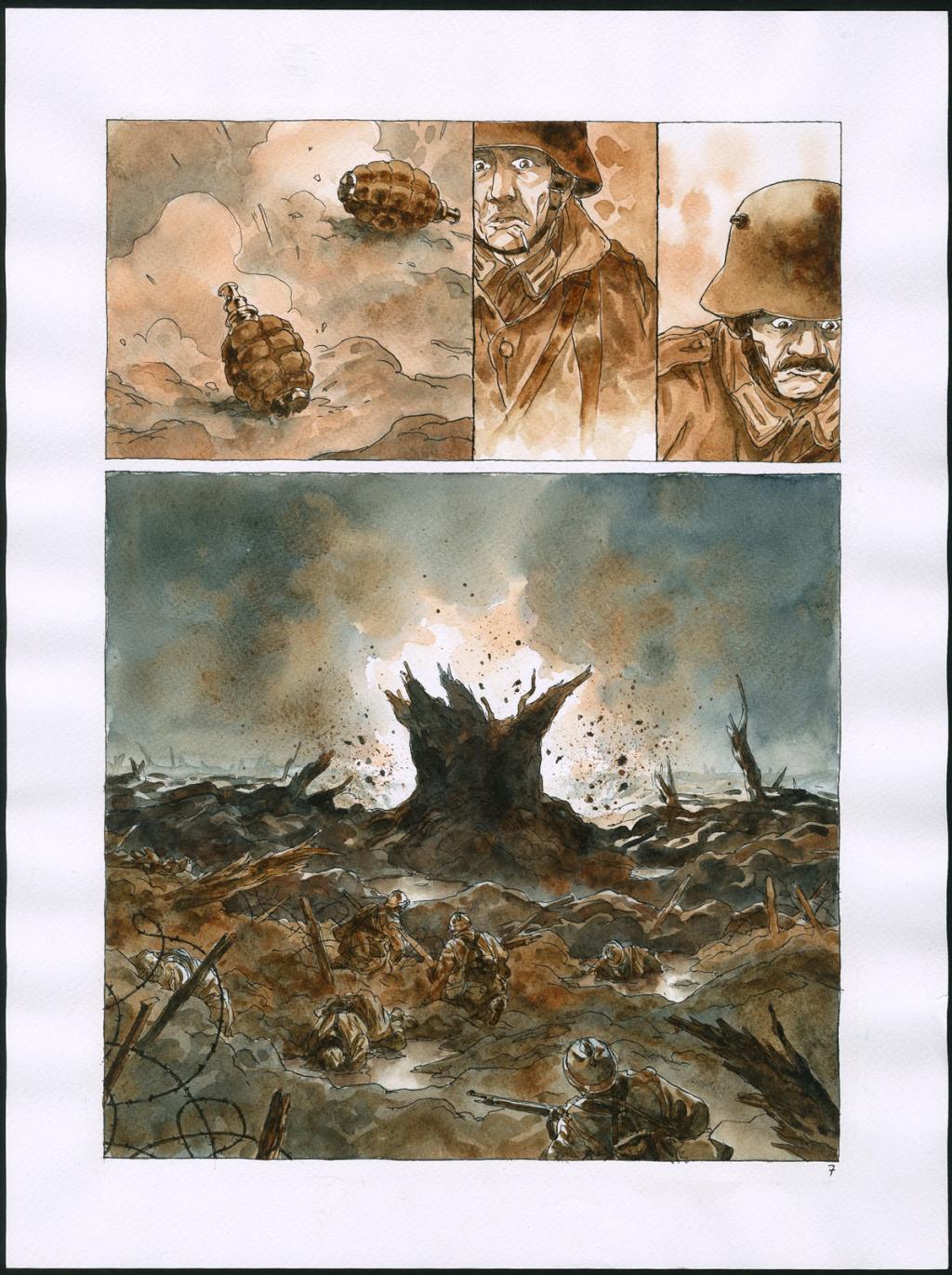 Planche originale de l'histoire " Strange fruits - Maël - Encre de couleur et encre de Chine sur papier - 2959