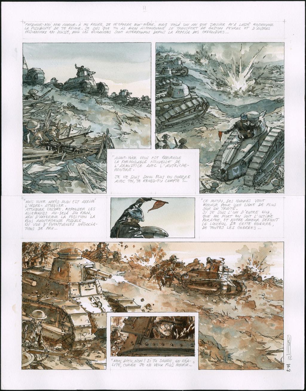 Planche originale - Maël - Encre de couleur et encre de Chine sur papier - 6101