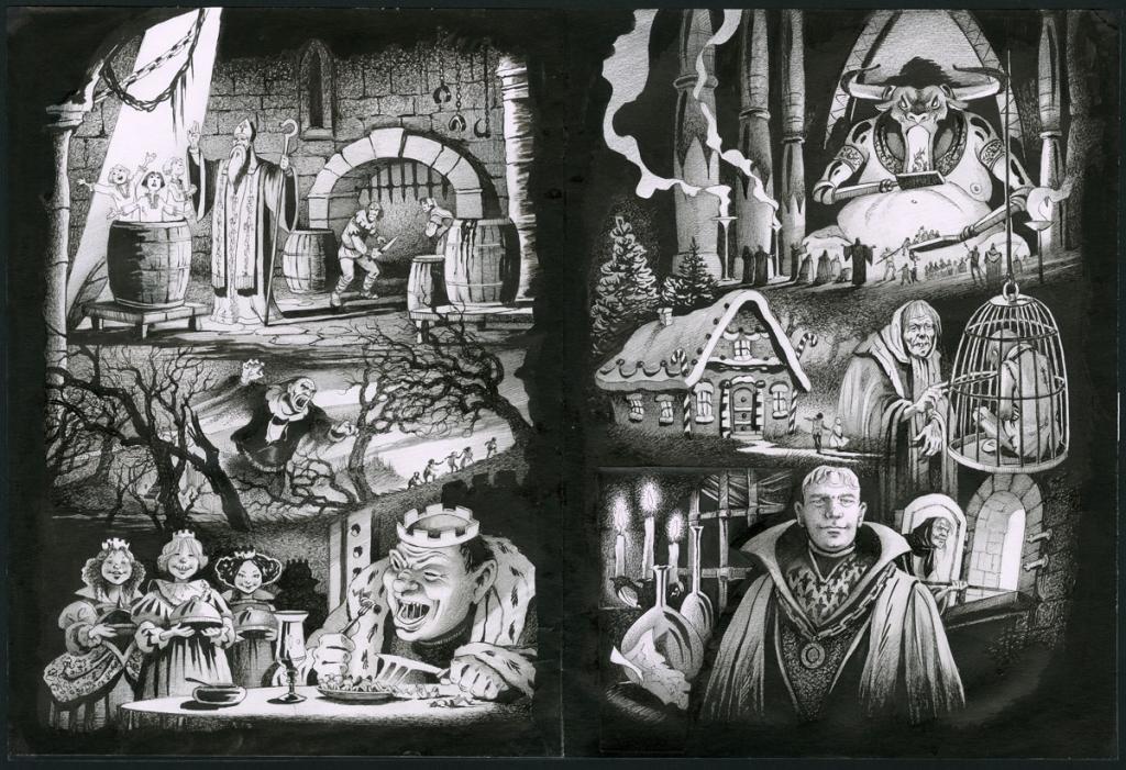 Planches originales - Florence Magnin - Encre de couleur et crayon de couleur sur papier - 2985