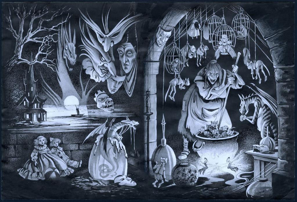 Planches originales - Florence Magnin - Encre de couleur et crayon de couleur sur papier - 3259