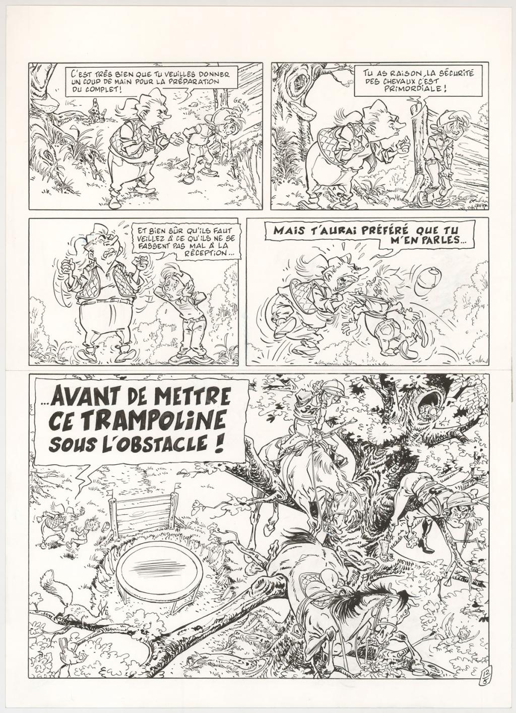 Planche originale - Benoit Du Peloux - Encre de Chine sur papier - 3030