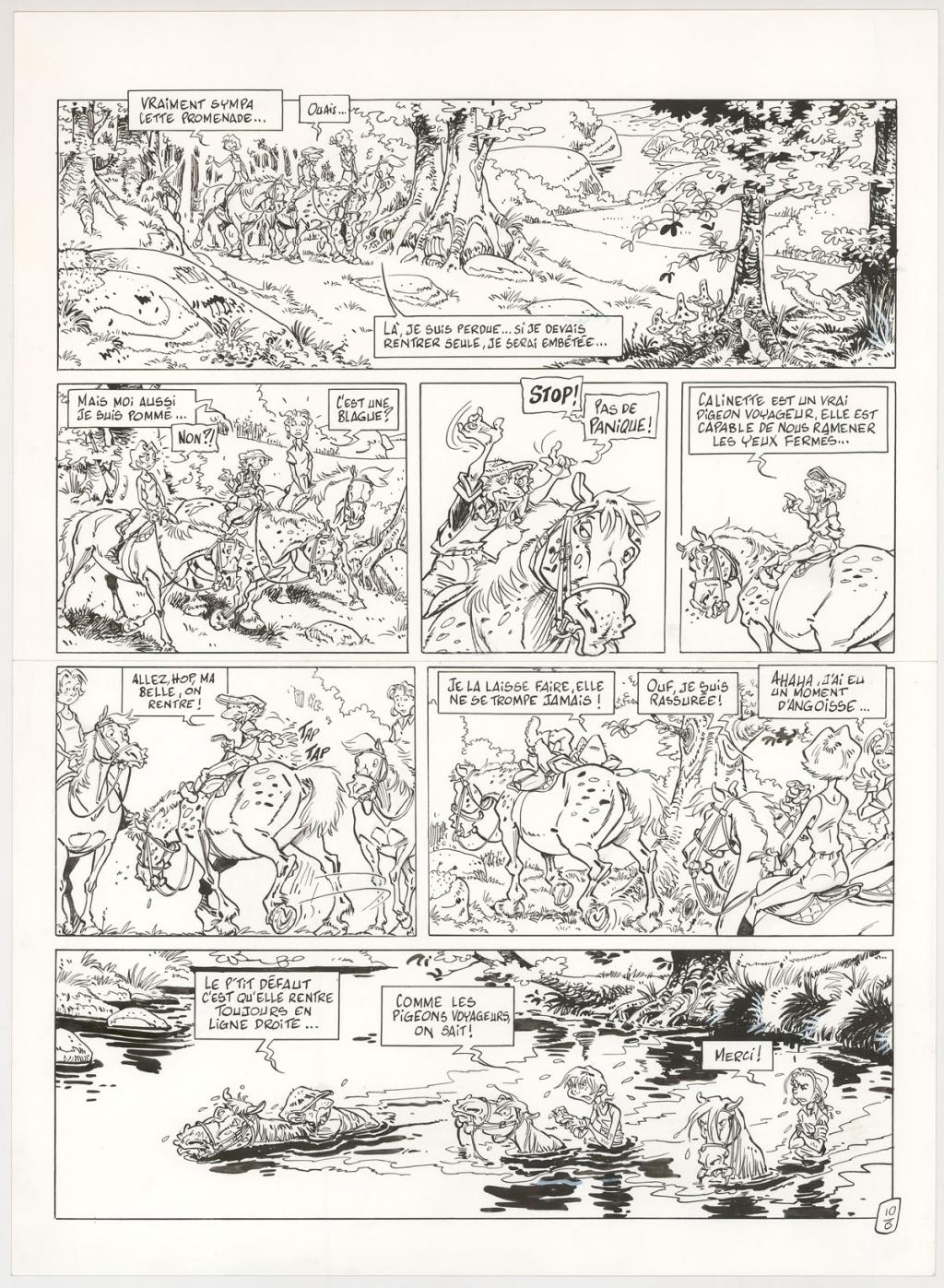 Planche originale - Benoit Du Peloux - Encre de Chine sur papier - 3033