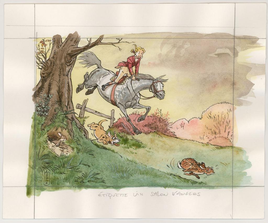 Illustration originale - Benoit Du Peloux - Encre de Chine sur papier - 3042